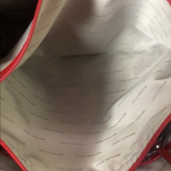 Michael Kors Red Purse - Picture 5 of 8